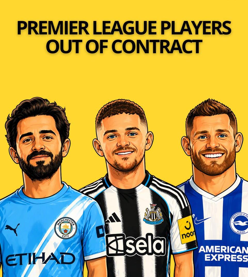 🚨 Premier League players who're out of contract this summer: